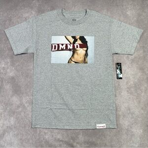 Diamond Supply Co. DMND Jenny Tee Short Sleeve Gray Graphic Print T-Shirt Small